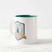 Beste Papos nach Par | Golf Opa Zweifarbige Tasse (Vorderseite Links)