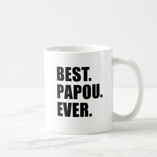 Beste Papou überhaupt Tasse (Rechts)
