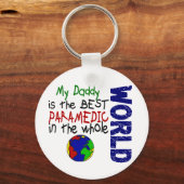 Beste Paramedic in Welt 2 (Daddy) Schlüsselanhänger (Vorderseite)