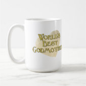 Beste Patentante der Welt Kaffeetasse (Links)