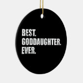 Beste Patenttochter je Keramik Ornament (Rechts)