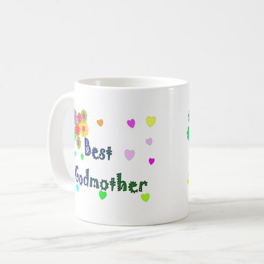 Beste Patin-Geschenke Kaffeetasse (Vorderseite Links)