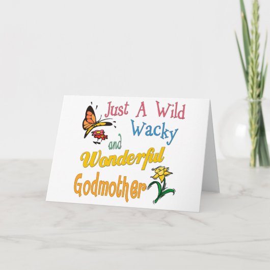 Beste Patin-Geschenke Karte (Vorderseite)