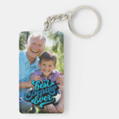 Beste Pepaw je | Opa-Foto Schlüsselanhänger (Rückseite)
