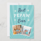Beste Pepaw je | Vatertag Foto Karte (Vorderseite)