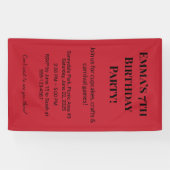 Beste Personalisierte Bezeichnung & Alter | Party  Banner (Horizontal)