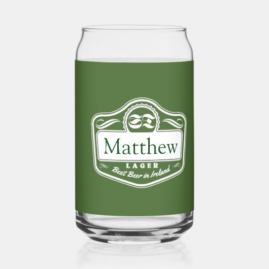 Beste personalisierte Bierumarmung Dosenglas (Rückseite)