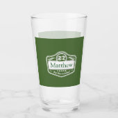 Beste personalisierte Bierumarmung Glas (Vorderseite)