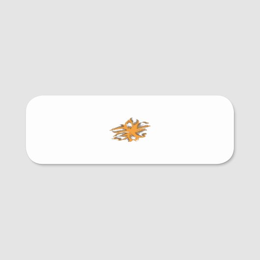 Beste Personalisierung von TextLogo-Namensmarken Namensschild (Vorderseite)