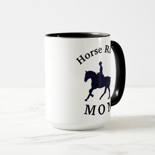 Beste "Pferdereiten MAMA" jemals! Muttertag Tasse (VorderseiteRechts)