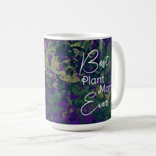 Beste Pflanze Mama je Kaffeetasse (VorderseiteRechts)