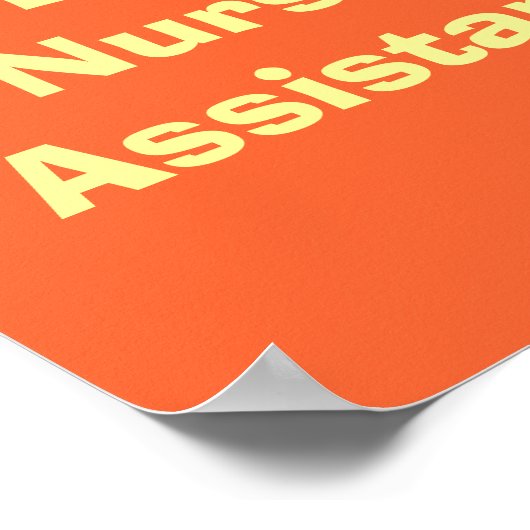 Beste Pflegeassistenten - Plakate - Feier Juni (Ecke)