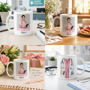 Beste Pflegekraft überhaupt Personalisiertes Foto Kaffeetasse