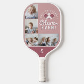 Beste Pickleball-Mama je Personalisiertes 4-Foto-G Pickleball Schläger (Vorderseite)