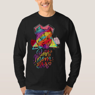 Beste Pitbuler Mama je Funny Pittie Dog Mama Mutte T-Shirt