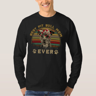 Beste Pitbull-Mama T-Shirt