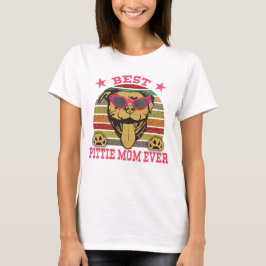 Beste Pittie Mama je Pitbulle Liebhaber T-Shirt
