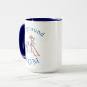 Beste "Playground MAMA" jemals! Muttertag Tasse (Vorderseite Links)