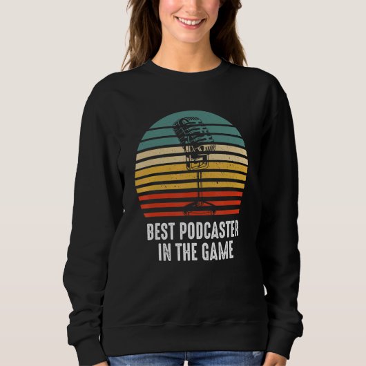 Beste Podcaster-Interview-Radioinhalte Sweatshirt (Vorderseite)