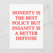 beste Politik Postkarte (Vorderseite)