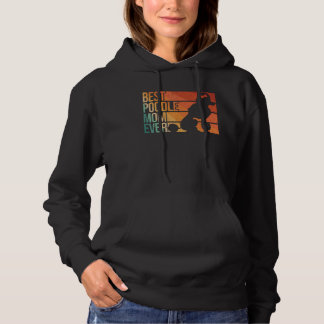 Beste Poodle Mama Frauen Mütter Haustiere Dog Pood Hoodie