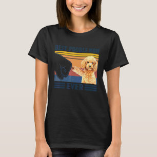 Beste Poodle Mama je Hunde Mama Mütter T-Shirt