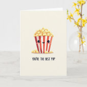 Beste Pop Golden Corn Karte (Gelbe Blume)