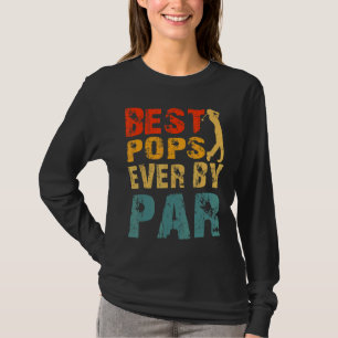 Beste Pop je nach Alter Cool Golfer Vater Poptag T-Shirt