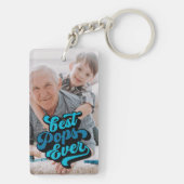 Beste Pop je | Opa-Foto Schlüsselanhänger (Rückseite)