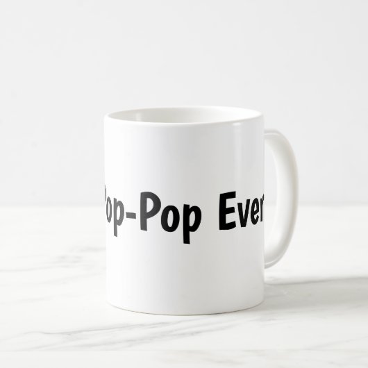 Beste Pop-Pop-Tasse Kaffeetasse (VorderseiteRechts)