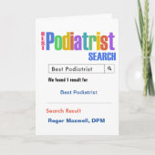 Beste Positivsuche Dankeskarte (Vorderseite)