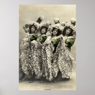 BESTE POSTER - HUMOR - CANCAN-TÄNZER - FOTOGRAFIE