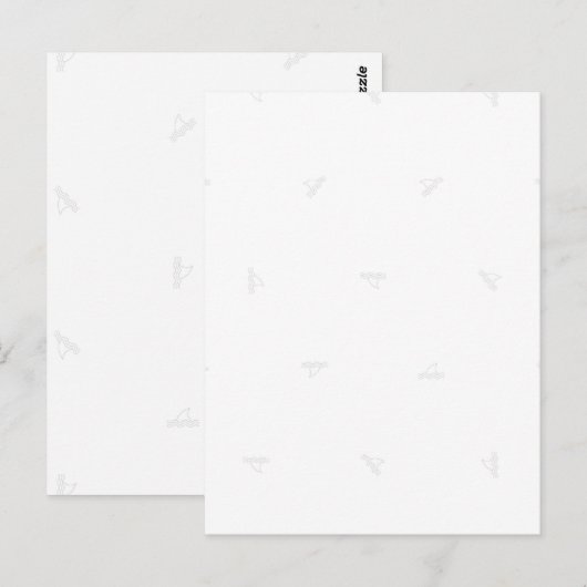 Beste Postkarte (Vorne/Hinten)