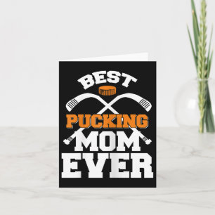 Beste Puck-Mama je Hockey-Sportlover Karte