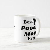 Beste Pudel-Mama-überhaupt Kaffee-Tasse Kaffeetasse (VorderseiteRechts)