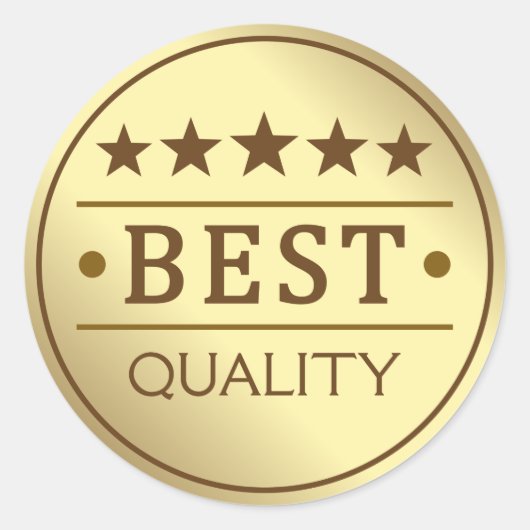 Beste Qualität Runder Aufkleber (Vorderseite)