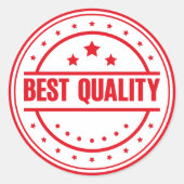 Beste Qualität Runder Aufkleber (Vorderseite)