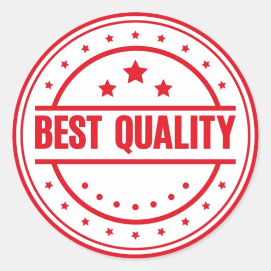 Beste Qualität Runder Aufkleber (Vorderseite)