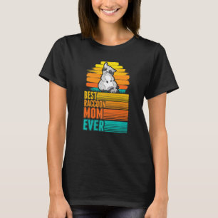 Beste Raccoon-Mama je T-Shirt