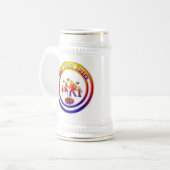 Beste Rainbow-Mama Bierglas (Vorderseite Links)