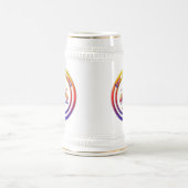 Beste Rainbow-Mama Bierglas (Mittel)