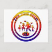 Beste Rainbow-Mama Postkarte (Vorderseite)