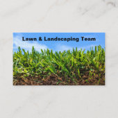Beste Rasen- und Landschaftskarten Visitenkarte (Vorderseite)