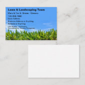 Beste Rasen- und Landschaftskarten Visitenkarte (Vorne/Hinten)