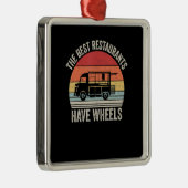 Beste Restaurants haben Räder| Food-Tackler Gesche Ornament Aus Metall (Rechts)