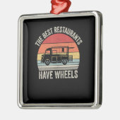 Beste Restaurants haben Räder| Food-Tackler Gesche Ornament Aus Metall (Links)