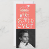 Beste Ring Bearer jemals Foto Cards Save The Date (Rückseite)