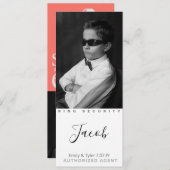 Beste Ring Bearer jemals Foto Cards Save The Date (Vorne/Hinten)
