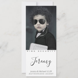 Beste Ring Bearer jemals Foto Cards Save The Date