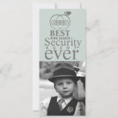 Beste Ring Bearer jemals Foto Cards Save The Date (Rückseite)